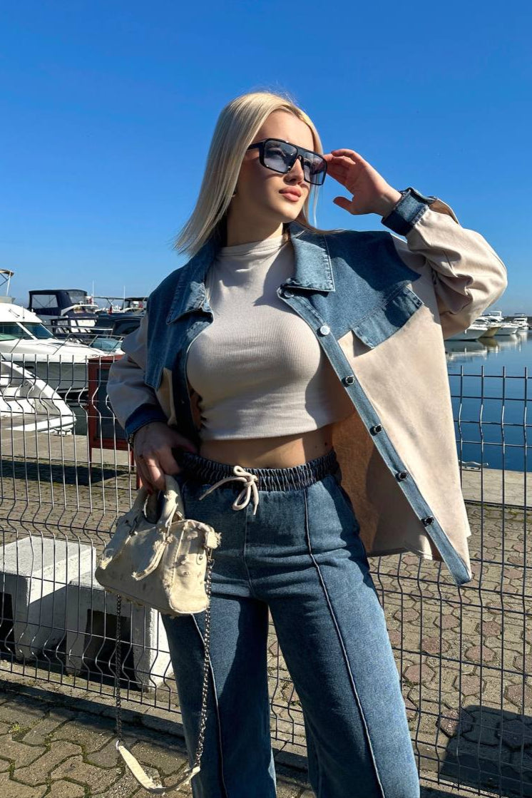 Mavi-Taş Denim Gömlek