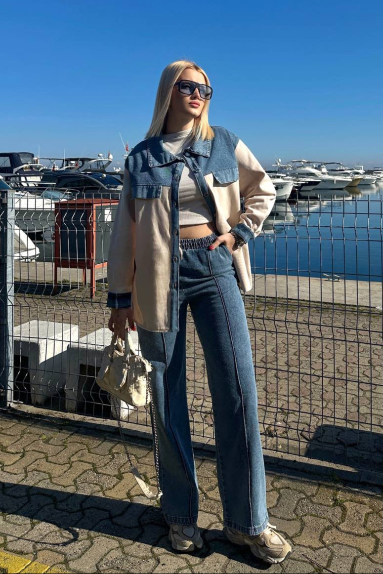 Mavi-Taş Denim Gömlek