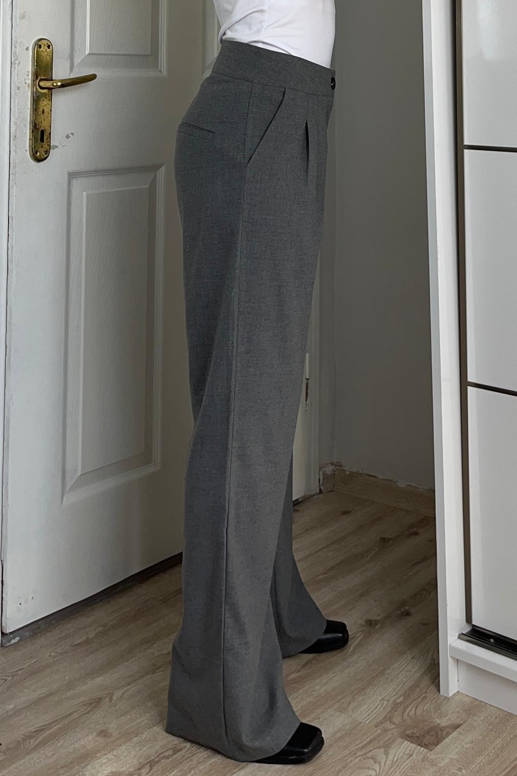 Pamuklu Maskülen Füme Pantolon